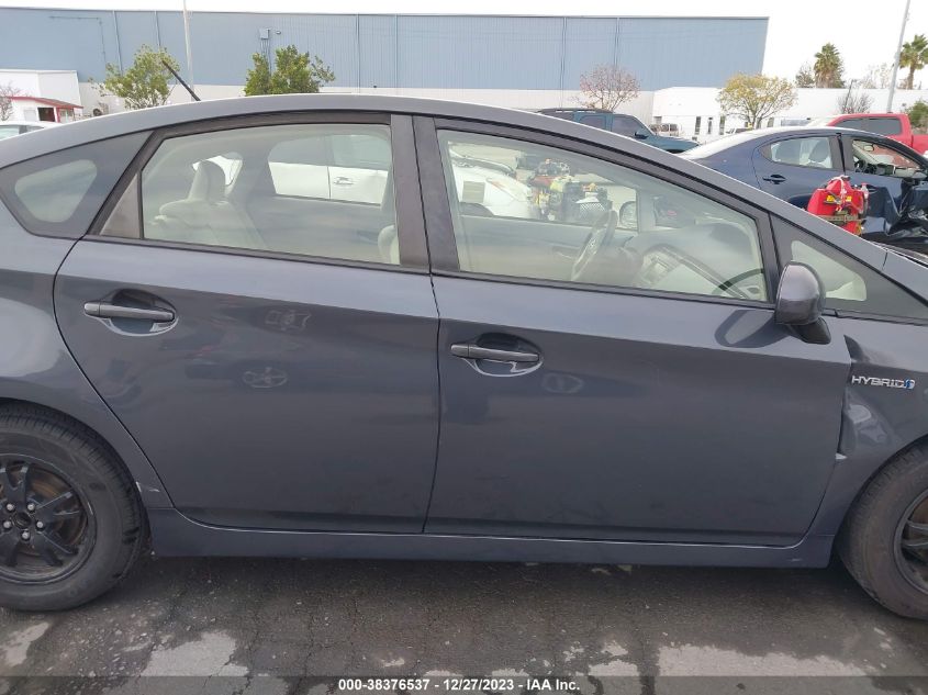 2014 TOYOTA PRIUS THREE - JTDKN3DU6E0384009