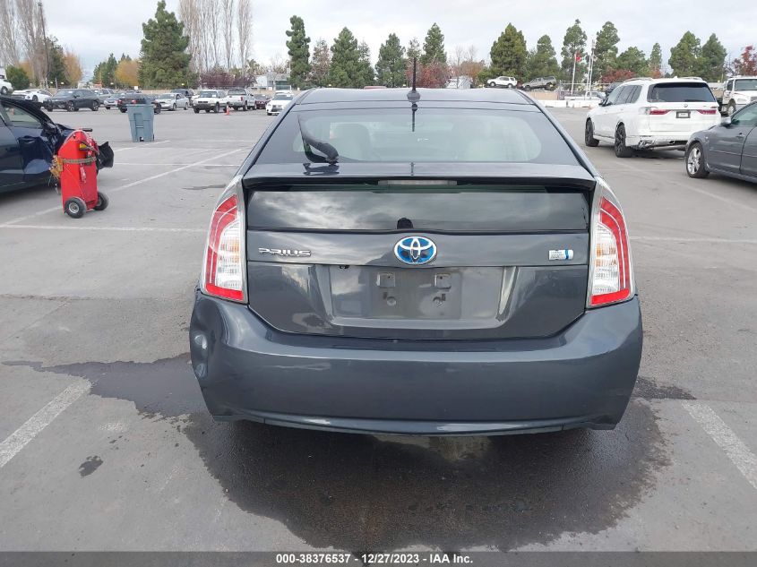 2014 TOYOTA PRIUS THREE - JTDKN3DU6E0384009