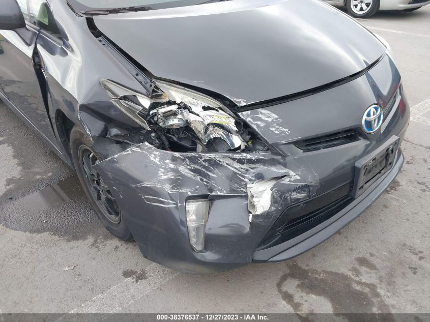 2014 TOYOTA PRIUS THREE - JTDKN3DU6E0384009
