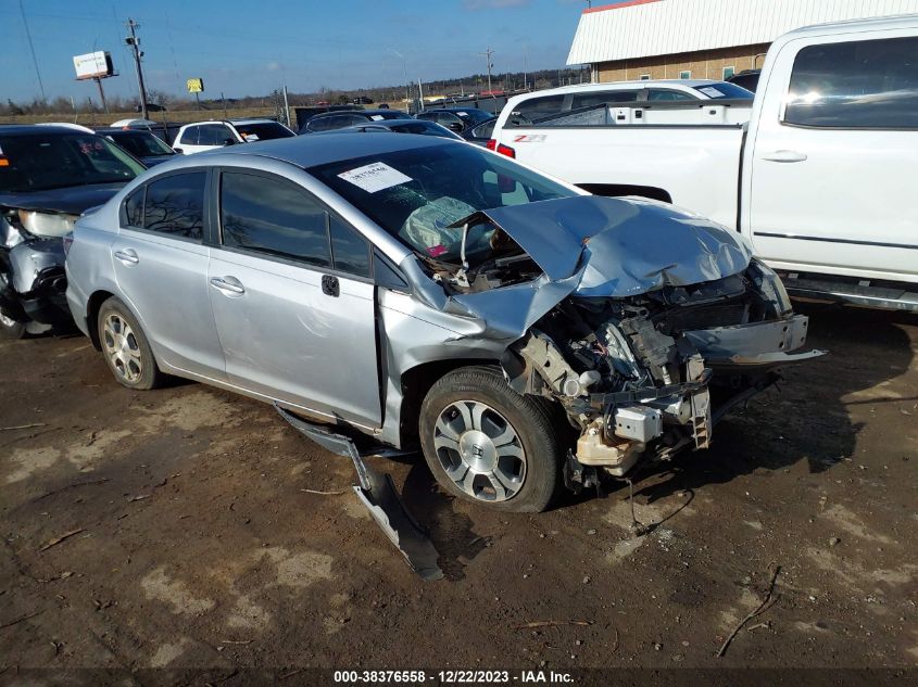 2013 HONDA CIVIC HYBRID - 19XFB4F34DE001730