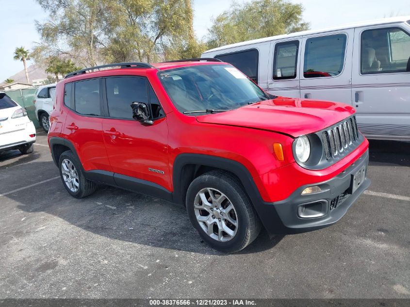 2016 JEEP RENEGADE LATITUDE - ZACCJBBTXGPC88028
