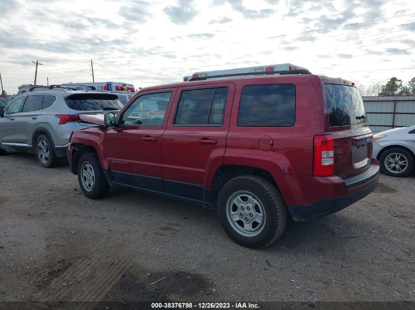 2014 JEEP PATRIOT SPORT - 1C4NJPBA7ED505096