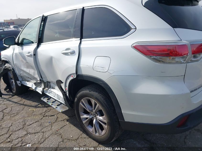 2016 TOYOTA HIGHLANDER LE PLUS V6 - 5TDZKRFH9GS132393