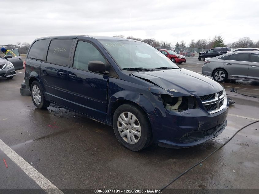2014 DODGE GRAND CARAVAN AVP/SE - 2C4RDGBG2ER234796