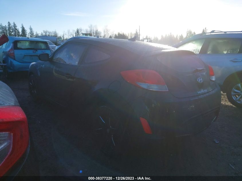 2013 HYUNDAI VELOSTER - KMHTC6AD5DU111324