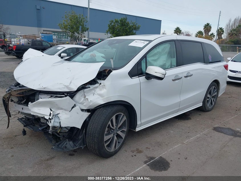 VIN 5FNRL6H86NB007510 2022 HONDA ODYSSEY TOURING