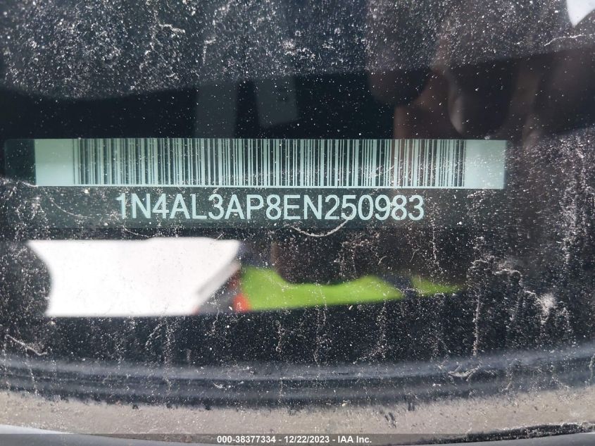 2014 NISSAN ALTIMA 2.5/S/SV/SL - 1N4AL3AP8EN250983