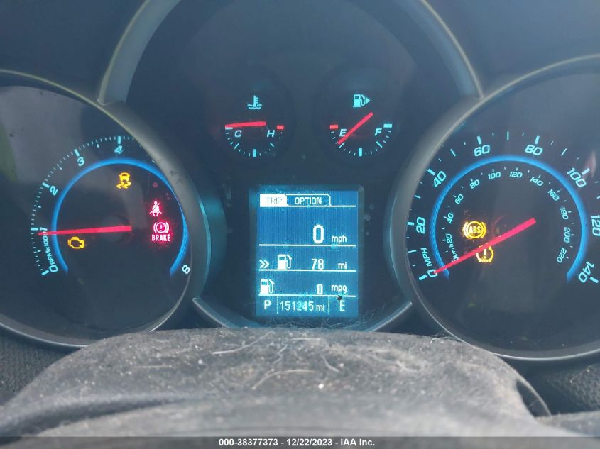 2014 CHEVROLET CRUZE LT - 1G1PC5SB3E7130069