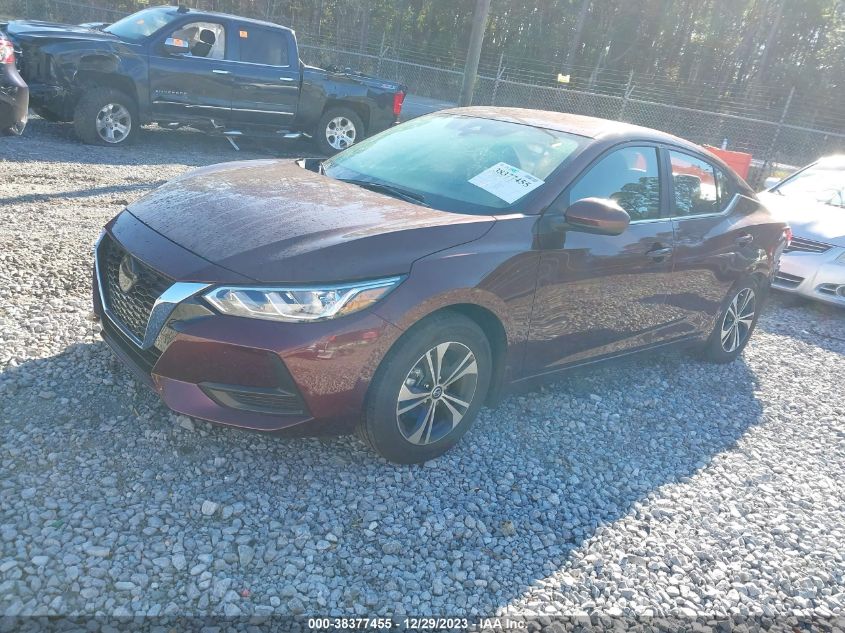2022 NISSAN SENTRA SV XTRONIC CVT - 3N1AB8CV2NY308016