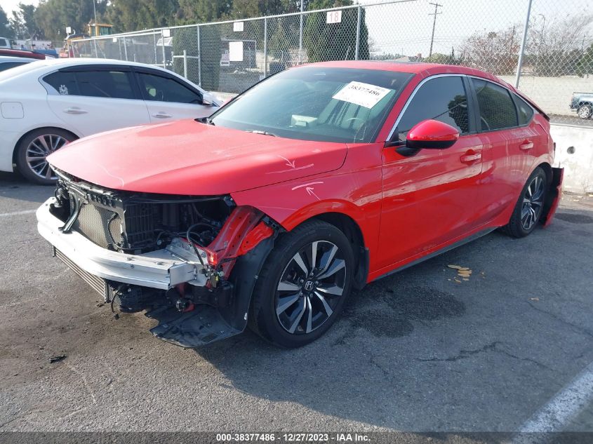 2022 HONDA CIVIC EXL - 19XFL1H75NE003693