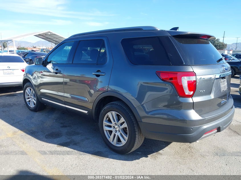 VIN 1FM5K7D82KGA07871 2019 FORD EXPLORER XLT