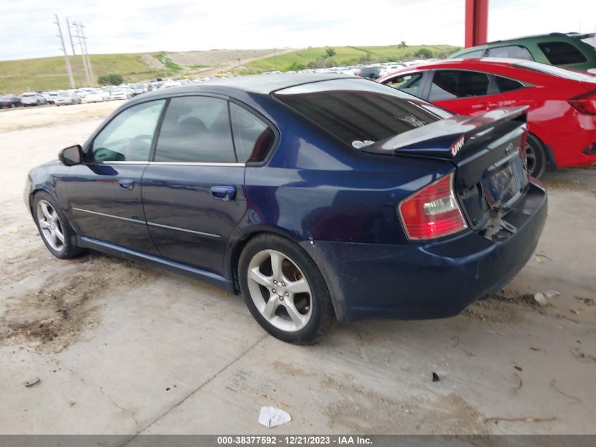 4S3BL686454204134 | 2005 SUBARU LEGACY