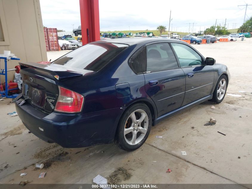 4S3BL686454204134 | 2005 SUBARU LEGACY