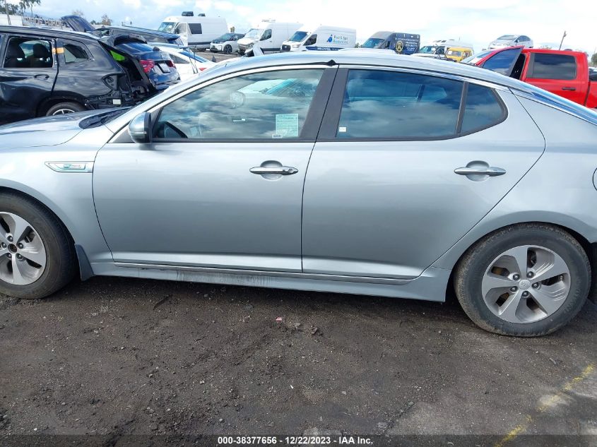 2015 KIA OPTIMA HYBRID - KNAGM4AD2F5082902