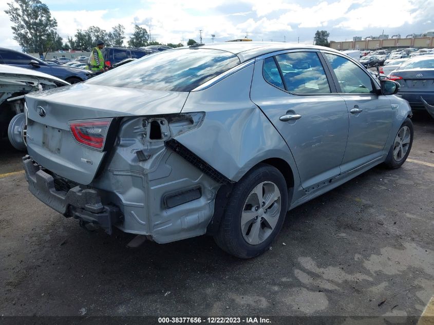2015 KIA OPTIMA HYBRID - KNAGM4AD2F5082902