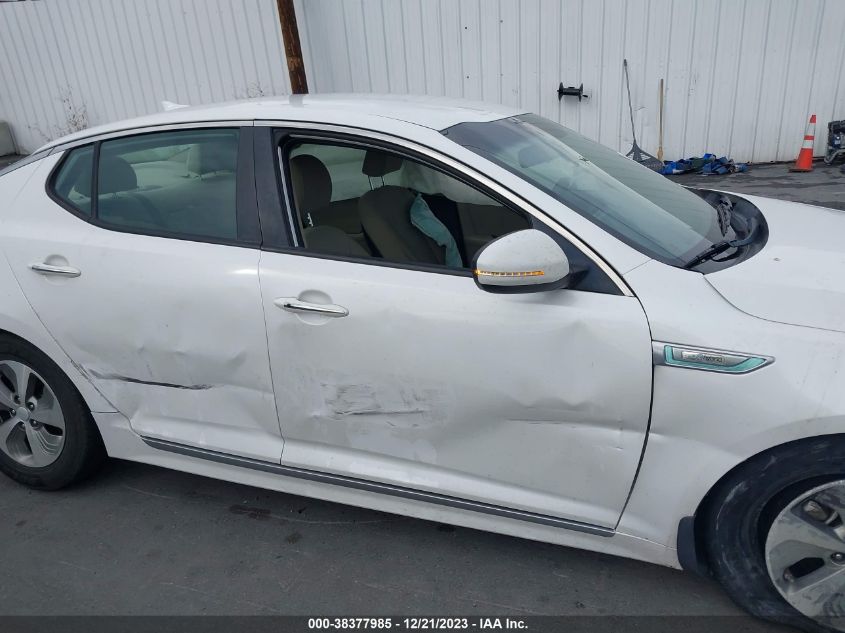 2015 KIA OPTIMA HYBRID - KNAGM4AD7F5083219