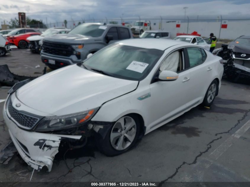 2015 KIA OPTIMA HYBRID - KNAGM4AD7F5083219