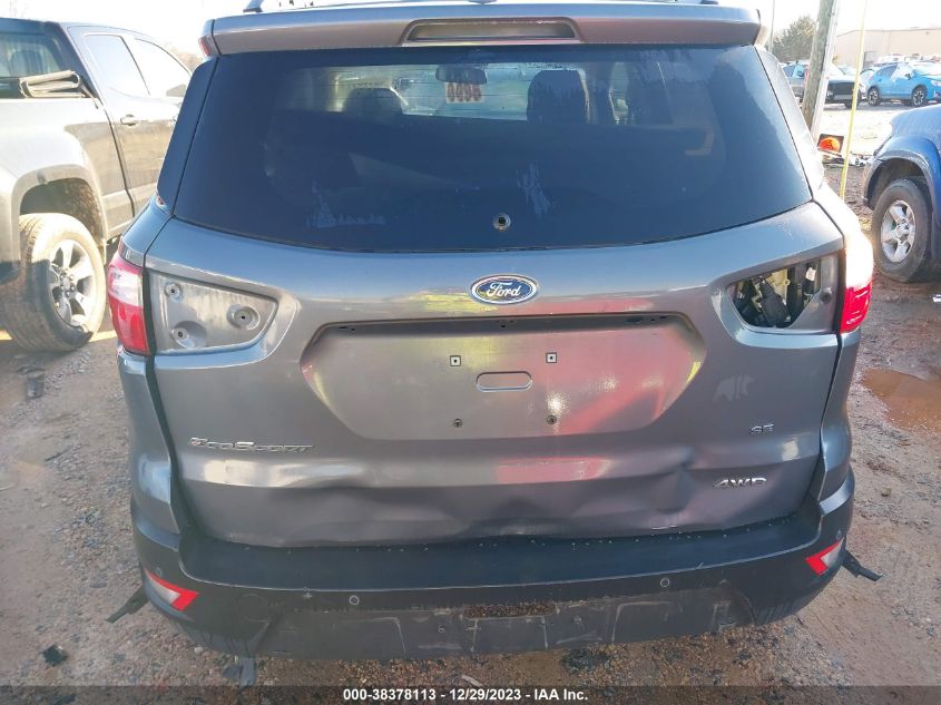 2018 FORD ECOSPORT SE - MAJ6P1UL9JC186143