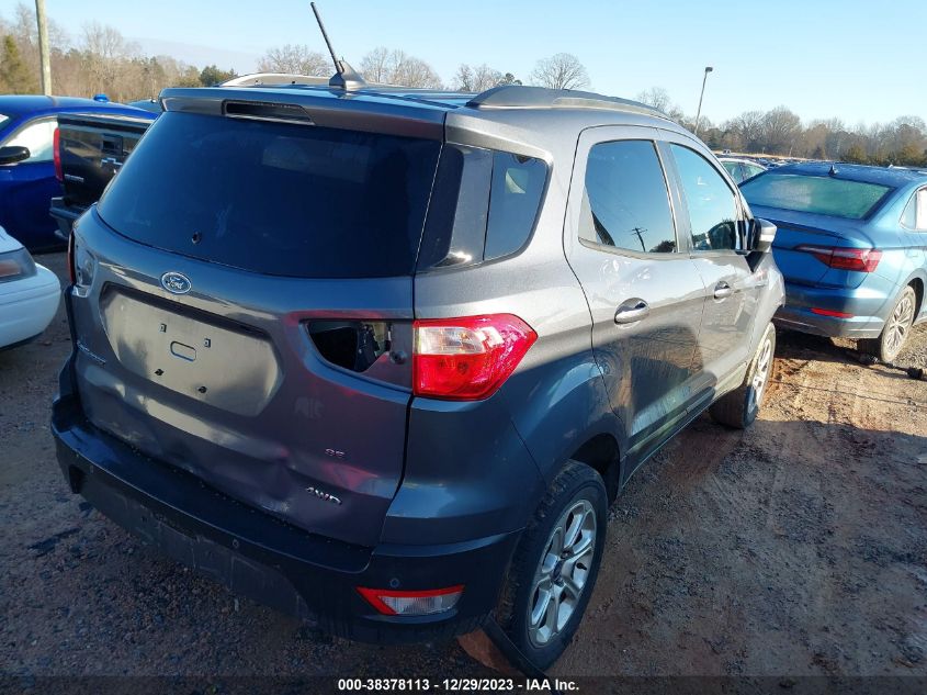 2018 FORD ECOSPORT SE - MAJ6P1UL9JC186143