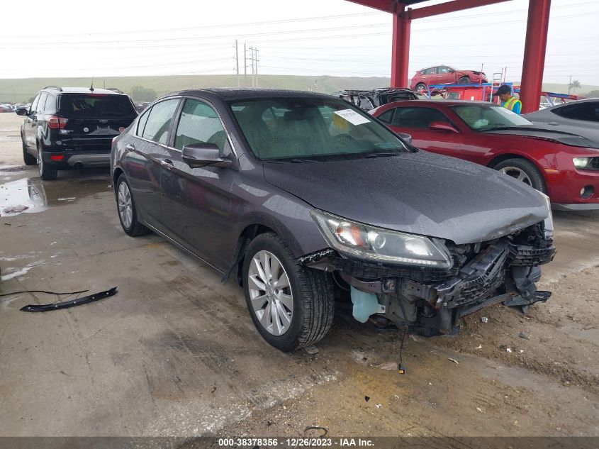 Lot #2541528451 2015 HONDA ACCORD EX-L salvage car