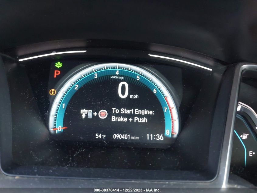 2017 HONDA CIVIC EX-L - 19XFC1F78HE001539