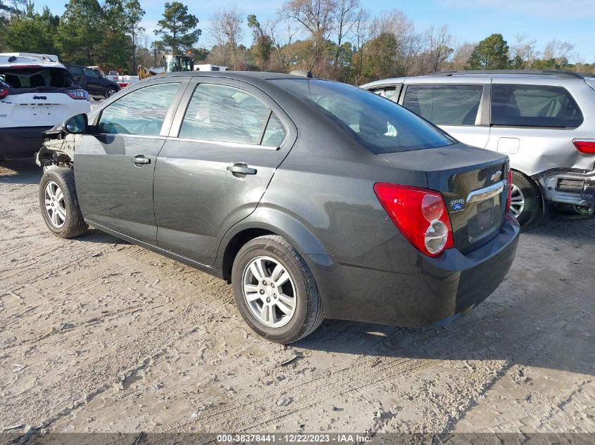 2015 CHEVROLET SONIC LT AUTO - 1G1JC5SB1F4176444