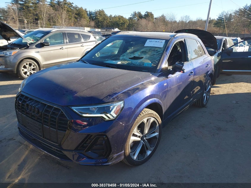 VIN WA1EECF3XN1115730 2022 AUDI Q3 PREMIUM PLUS S LINE 45