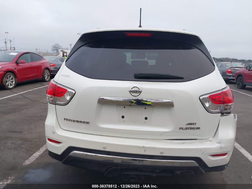 2015 NISSAN PATHFINDER PLATINUM - 5N1AR2MM2FC673619