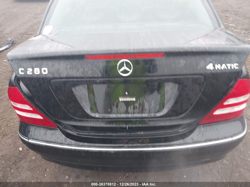 WDBRF92H56F778943 | 2006 MERCEDES-BENZ C 280