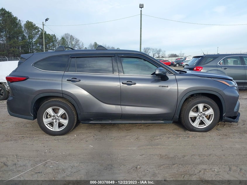 VIN 5TDZARAH7MS509650 2021 TOYOTA HIGHLANDER HYBRID LE