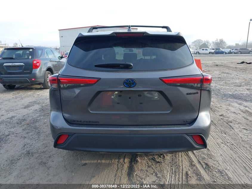VIN 5TDZARAH7MS509650 2021 TOYOTA HIGHLANDER HYBRID LE