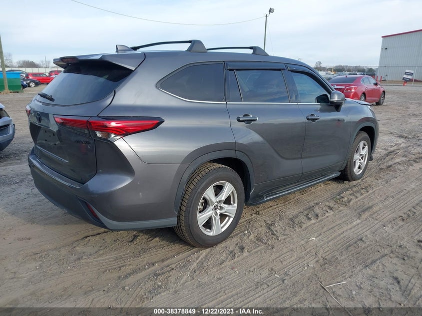 VIN 5TDZARAH7MS509650 2021 TOYOTA HIGHLANDER HYBRID LE