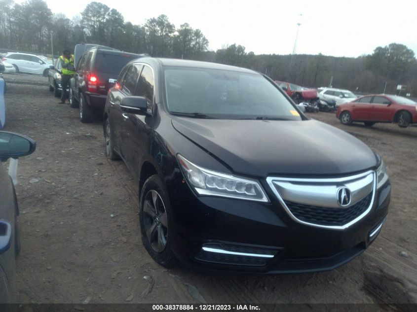 2014 ACURA MDX - 5FRYD3H21EB010249