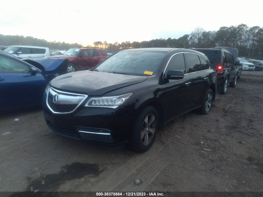 2014 ACURA MDX - 5FRYD3H21EB010249