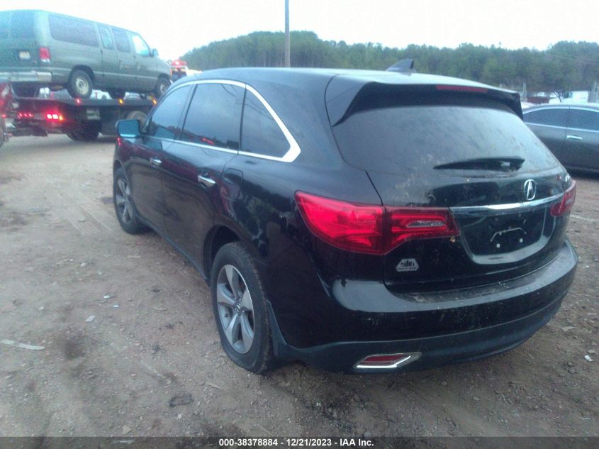 2014 ACURA MDX - 5FRYD3H21EB010249