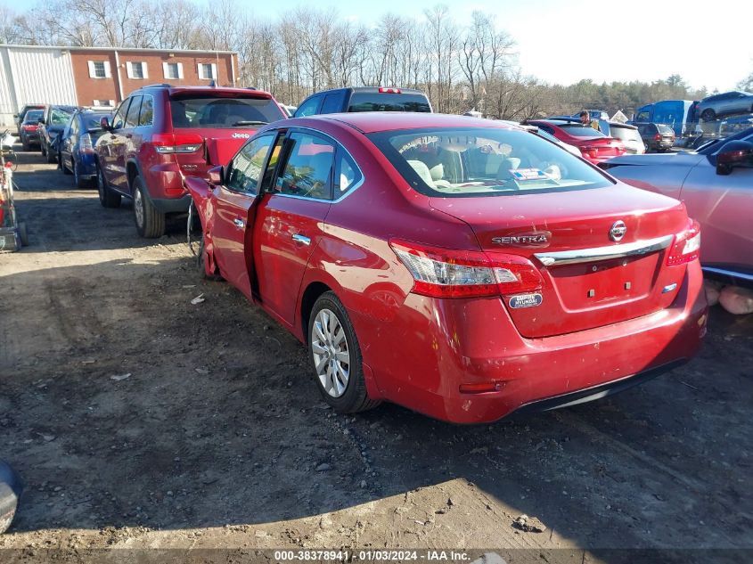 2013 NISSAN SENTRA S - 3N1AB7AP7DL637174