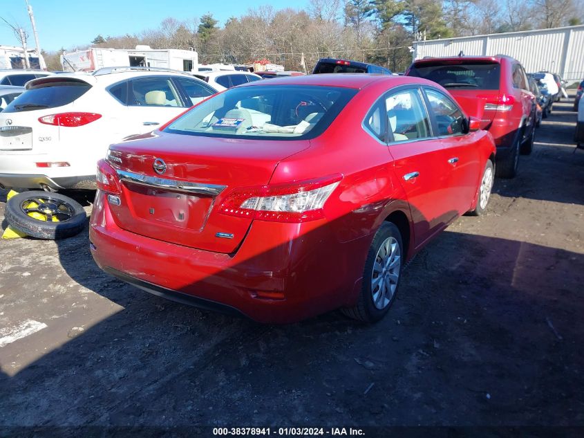 2013 NISSAN SENTRA S - 3N1AB7AP7DL637174