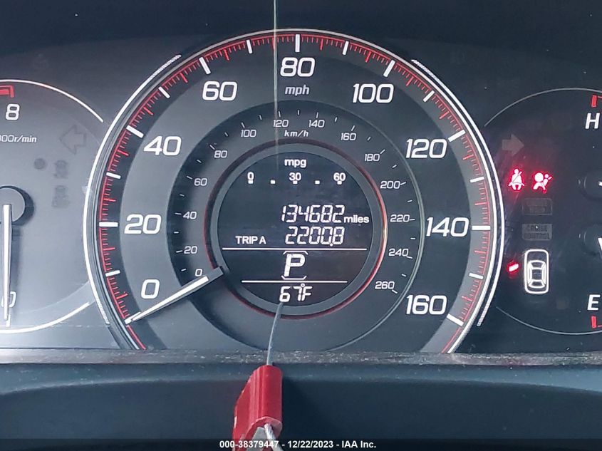 2013 HONDA ACCORD EX-L - 1HGCT1B84DA004695