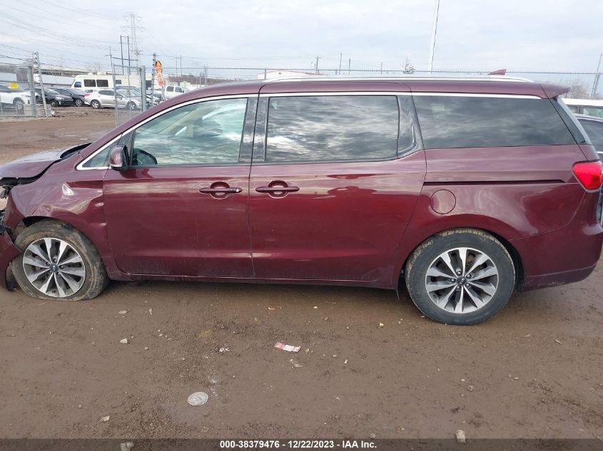 2015 KIA SEDONA SX - KNDMC5C19F6079491