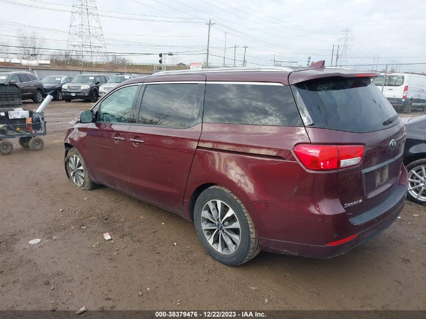 2015 KIA SEDONA SX - KNDMC5C19F6079491