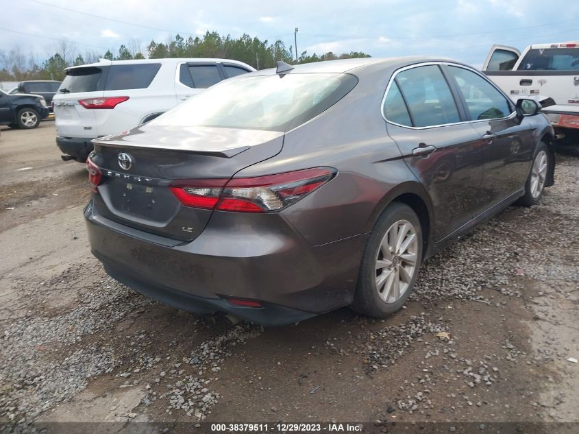 2022 TOYOTA CAMRY LE - 4T1C11AKXNU678329