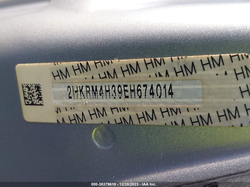 2014 HONDA CR-V LX - 2HKRM4H39EH674014