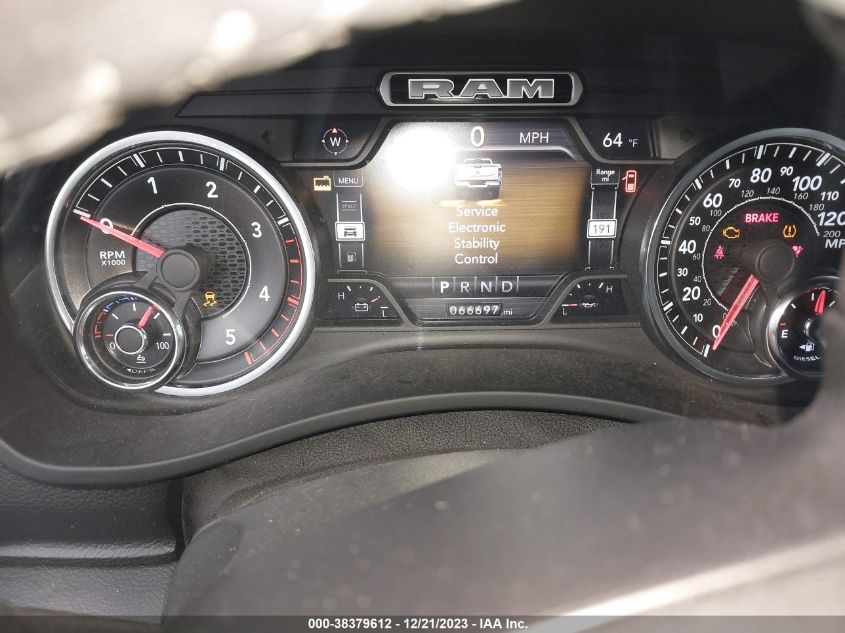 2019 RAM 2500 LARAMIE  4X4 6'4 BOX - 3C6UR5FL7KG635812