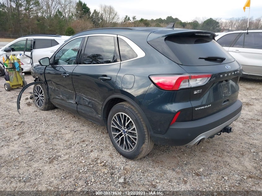 VIN 1FMCU0LZ2NUA23786 2022 FORD ESCAPE TITANIUM