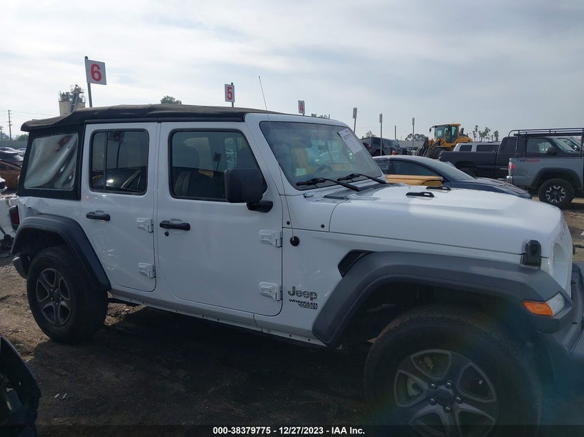 VIN 1C4HJXDG3JW166317 2018 JEEP WRANGLER UNLIMITED SPORT