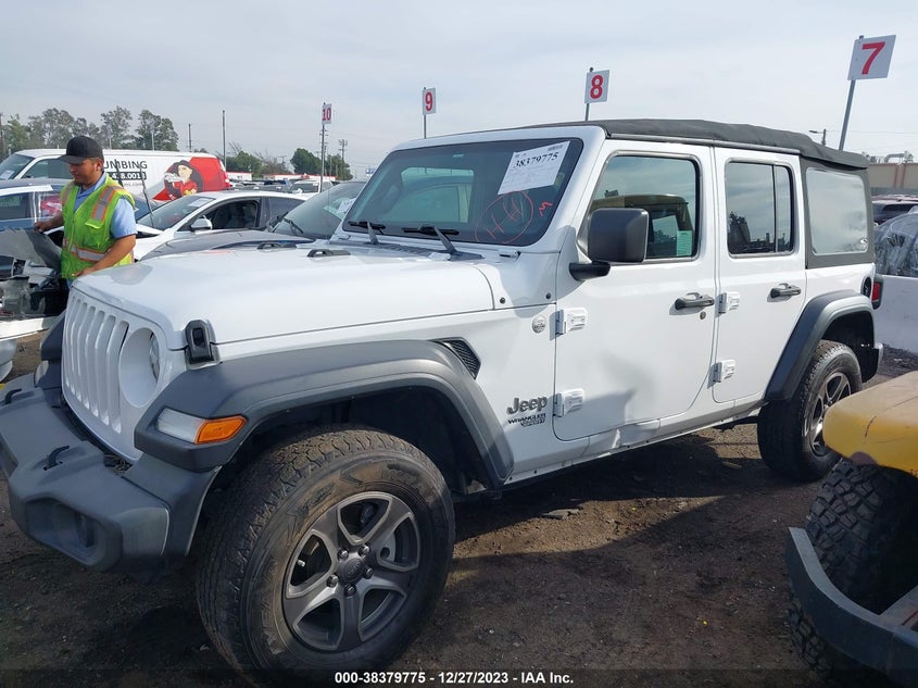 VIN 1C4HJXDG3JW166317 2018 JEEP WRANGLER UNLIMITED SPORT