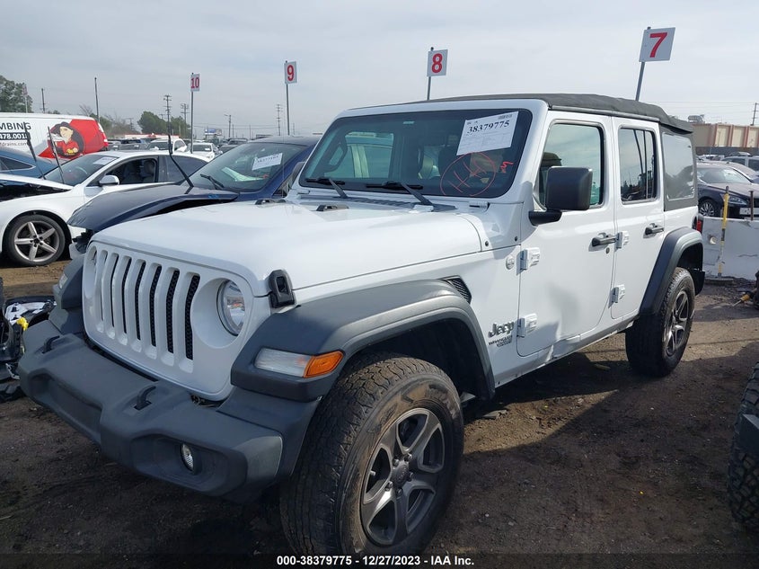 VIN 1C4HJXDG3JW166317 2018 JEEP WRANGLER UNLIMITED SPORT