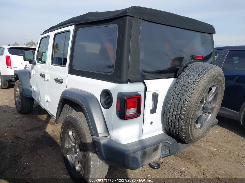 VIN 1C4HJXDG3JW166317 2018 JEEP WRANGLER UNLIMITED SPORT