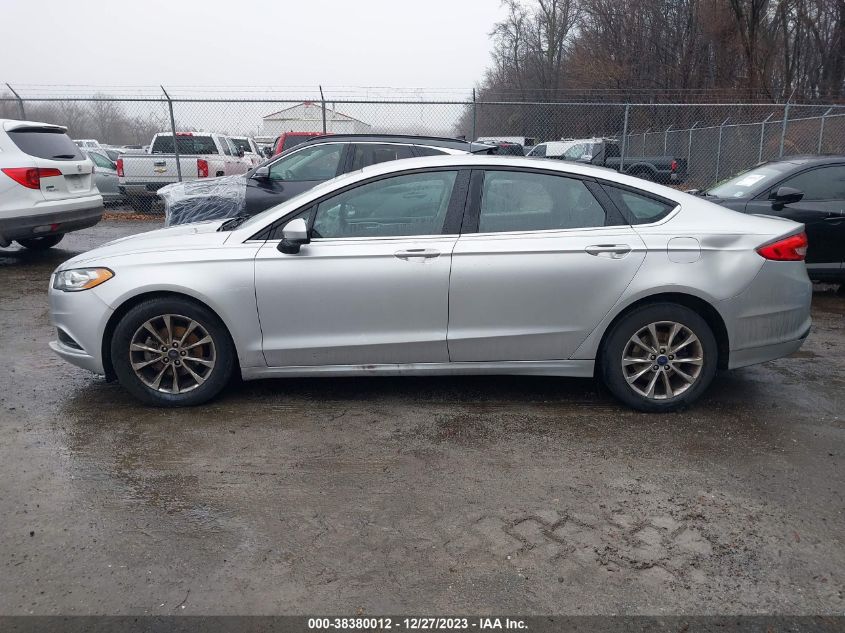 2017 FORD FUSION SE - 3FA6P0H77HR338486