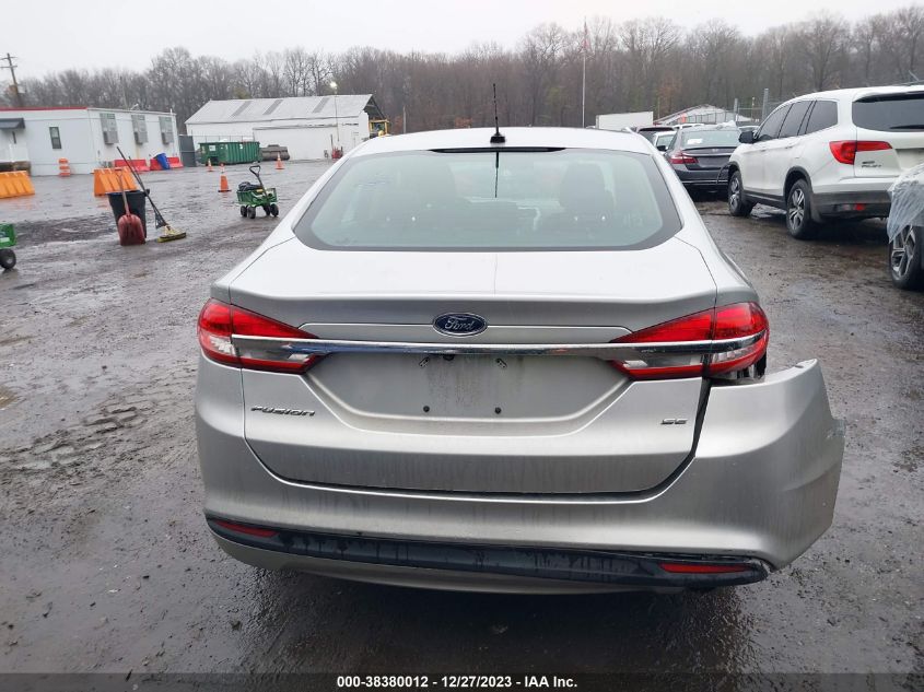 2017 FORD FUSION SE - 3FA6P0H77HR338486